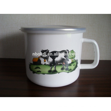 best selling items logo printing enamel mugs
